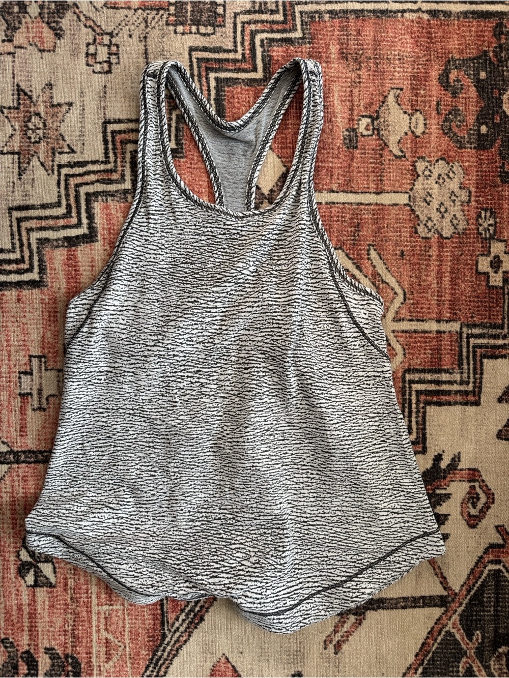 lululemon athletica Gray Heather Racerback Tank